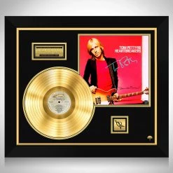 RARE-T Limited Edition Frames Tom Petty & The Heartbreakers Damn The Torpedoes Gold LP Limited Signature Edition Studio Licensed Custom Frame
