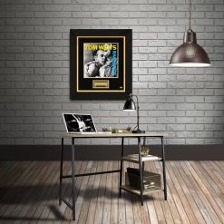 RARE-T Limited Edition Frames Tom Waits - Rain Dogs LP Cover Limited Signature Edition Studio Licensed Custom Frame