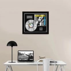 RARE-T Tom Waits - Rain Dogs Platinum LP Limited Signature Edition Studio Licensed Custom Frame