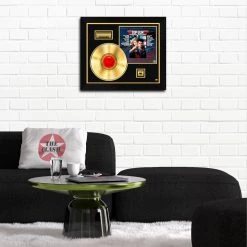 RARE-T Limited Edition Frames Top Gun Limited Signature Edition Studio Licensed Gold LP Custom Frame