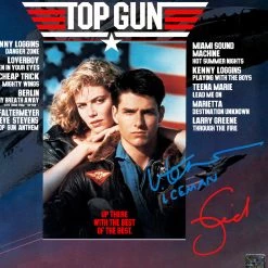 RARE-T Top Gun Limited Signature Edition Studio Licensed Platinum LP Custom Frame