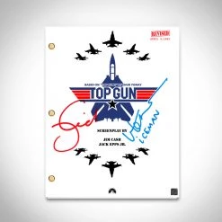 RARE-T Limited Edition Frames Top Gun Movie Script Limited Signature Edition Studio Licensed Custom Frame