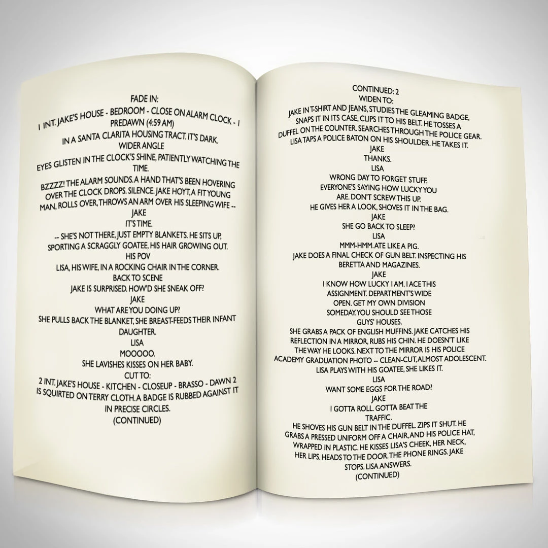 RARE-T Training Day Movie Script Limited Signature Edition Studio Licensed Custom Frame Limited Edition Frames 7 RARE-T Training Day Movie Script Limited Signature Edition Studio Licensed Custom Frame Limited Edition Frames