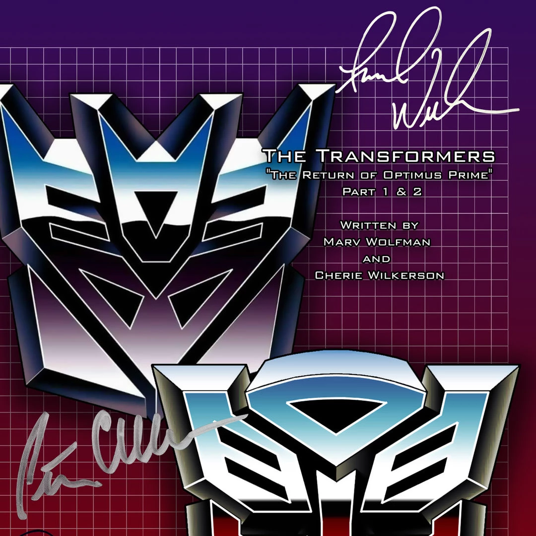 RARE-T Transformers Animated Script Limited Signature Edition Studio Licensed Custom Frame Limited Edition Frames 4 RARE-T Transformers Animated Script Limited Signature Edition Studio Licensed Custom Frame Limited Edition Frames