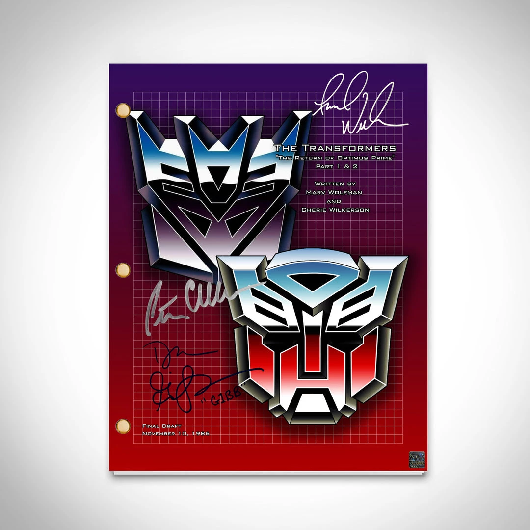 RARE-T Transformers Animated Script Limited Signature Edition Studio Licensed Custom Frame Limited Edition Frames 2 RARE-T Transformers Animated Script Limited Signature Edition Studio Licensed Custom Frame Limited Edition Frames