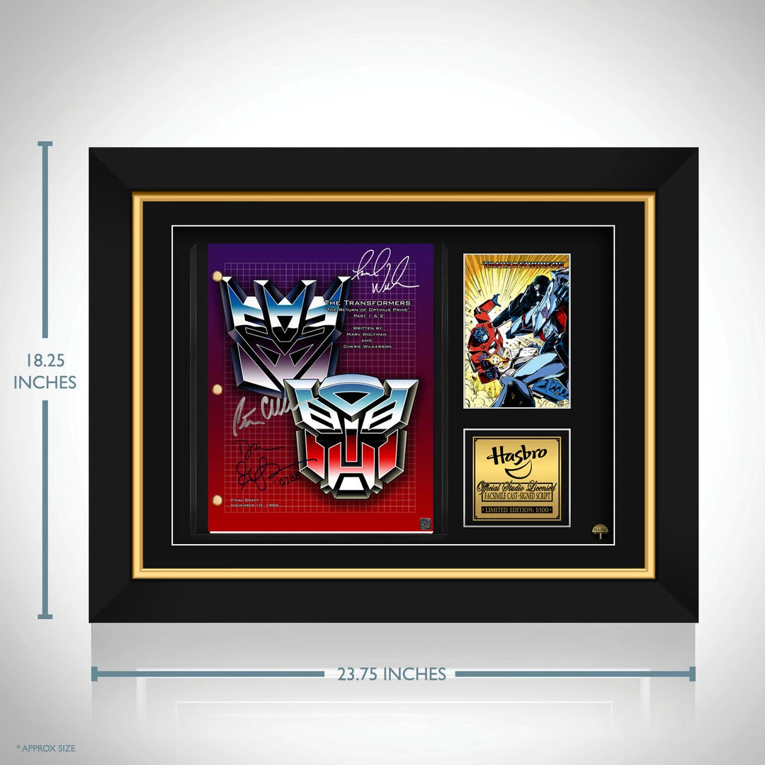 RARE-T Transformers Animated Script Limited Signature Edition Studio Licensed Custom Frame Limited Edition Frames 8 RARE-T Transformers Animated Script Limited Signature Edition Studio Licensed Custom Frame Limited Edition Frames