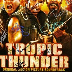 RARE-T Tropic Thunder - Original Motion Picture Soundtrack LP Cover Limited Signature Edition Studio Licensed Custom Frame Limited Edition Frames