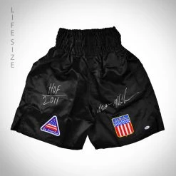 PPC Mike Tyson - PSA/DNA Certified Hand-Signed Boxing Trunks Custom Frame