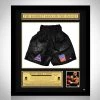 PPC Mike Tyson - PSA/DNA Certified Hand-Signed Boxing Trunks Custom Frame