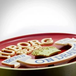 RARE-T Tuborg Beer Original Vintage Embossed Bar Advertisement Ready To Ship! 48 Hour Shipping!