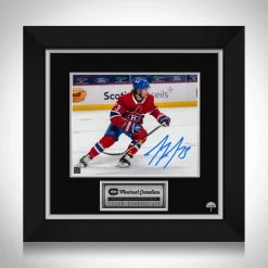 RARE-T Sports Memorabilia Montreal Canadiens Tyler Toffoli Limited Signature Edition Studio Licensed Photo Custom Frame