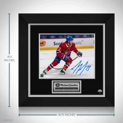 RARE-T Sports Memorabilia Montreal Canadiens Tyler Toffoli Limited Signature Edition Studio Licensed Photo Custom Frame