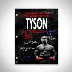 RARE-T Tyson 1995 Transcript Limited Signature Edition Studio Licensed Custom Frame Sports Memorabilia