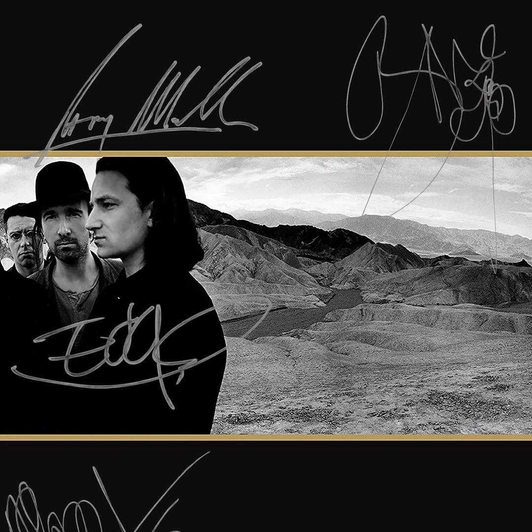 RARE-T U2 - The Joshua Tree LP Cover Limited Signature Edition Studio Licensed Custom Frame 5 RARE-T U2 - The Joshua Tree LP Cover Limited Signature Edition Studio Licensed Custom Frame