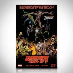 APW Uncanny Avengers (2015)#1 Hand-Signed Comic Book By Stan Lee Custom Frame