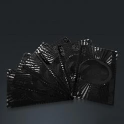 RARE-T Game Room Black On Black Obsidian Carbonite Playing Cards With 100 Usd Pattern 9 RARE-T Game Room Black On Black Obsidian Carbonite Playing Cards With 100 Usd Pattern