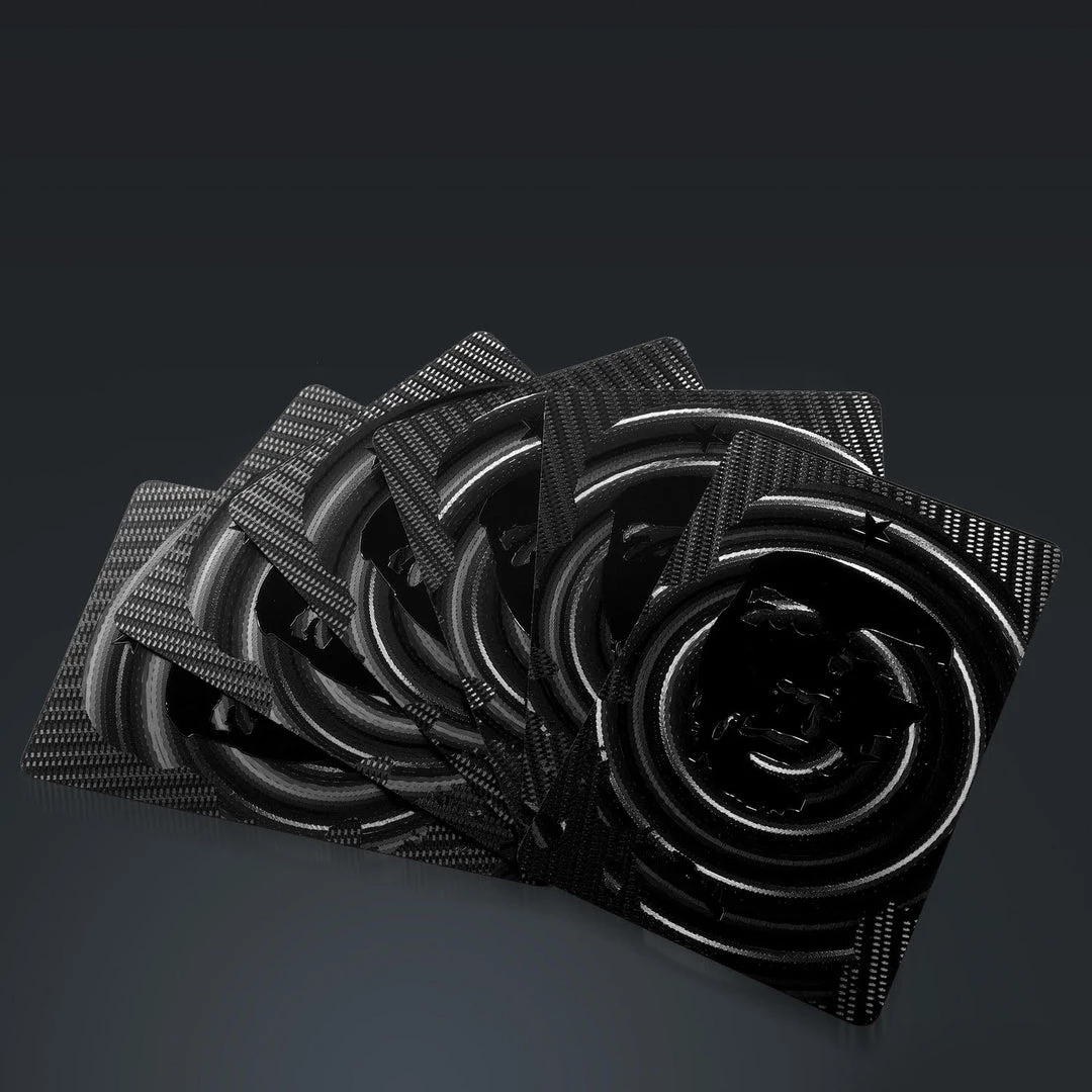 RARE-T Game Room Black On Black Obsidian Carbonite Playing Cards With Che Guevara Pattern 3 RARE-T Game Room Black On Black Obsidian Carbonite Playing Cards With Che Guevara Pattern