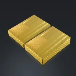 RARE-T 24K Gold Plated Playing Cards - US Flag Playing Cards With Elegant Display Box