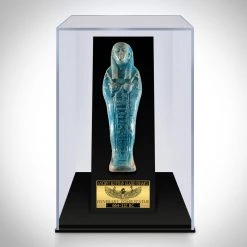 Best Of Egypt Ushabti Tomb Statue- Egyptian Faience Blue Glazed Ushabti Tomb Statue From 664-332 BC Museum Display Ancient Artifacts