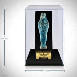 Best Of Egypt Ushabti Tomb Statue- Egyptian Faience Blue Glazed Ushabti Tomb Statue From 664-332 BC Museum Display Ancient Artifacts