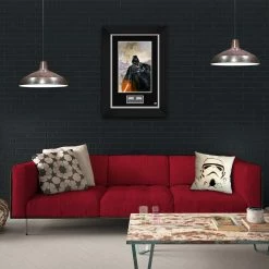 VAULT COLLECTIBLES Signed Memorabilia Star Wars- Darth Vader & Tie Fighters Hand-Signed Artwork Print By Famous Illustrator Dave Dorman Custom Frame