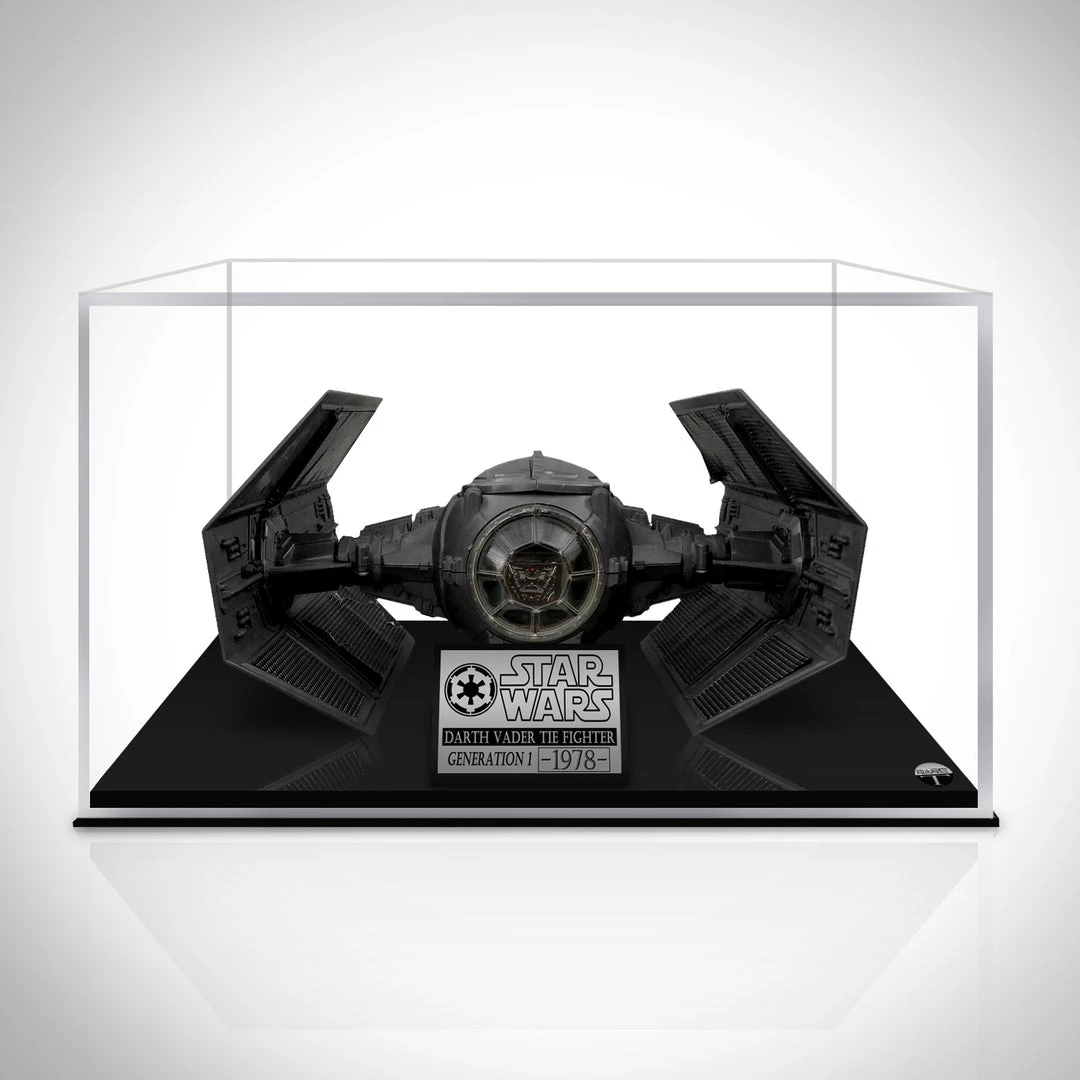 RARE-T Star Wars - 1978 Gen 1 Darth Vader'S Tie Fighter Custom Museum Display 1 RARE-T Star Wars - 1978 Gen 1 Darth Vader'S Tie Fighter Custom Museum Display