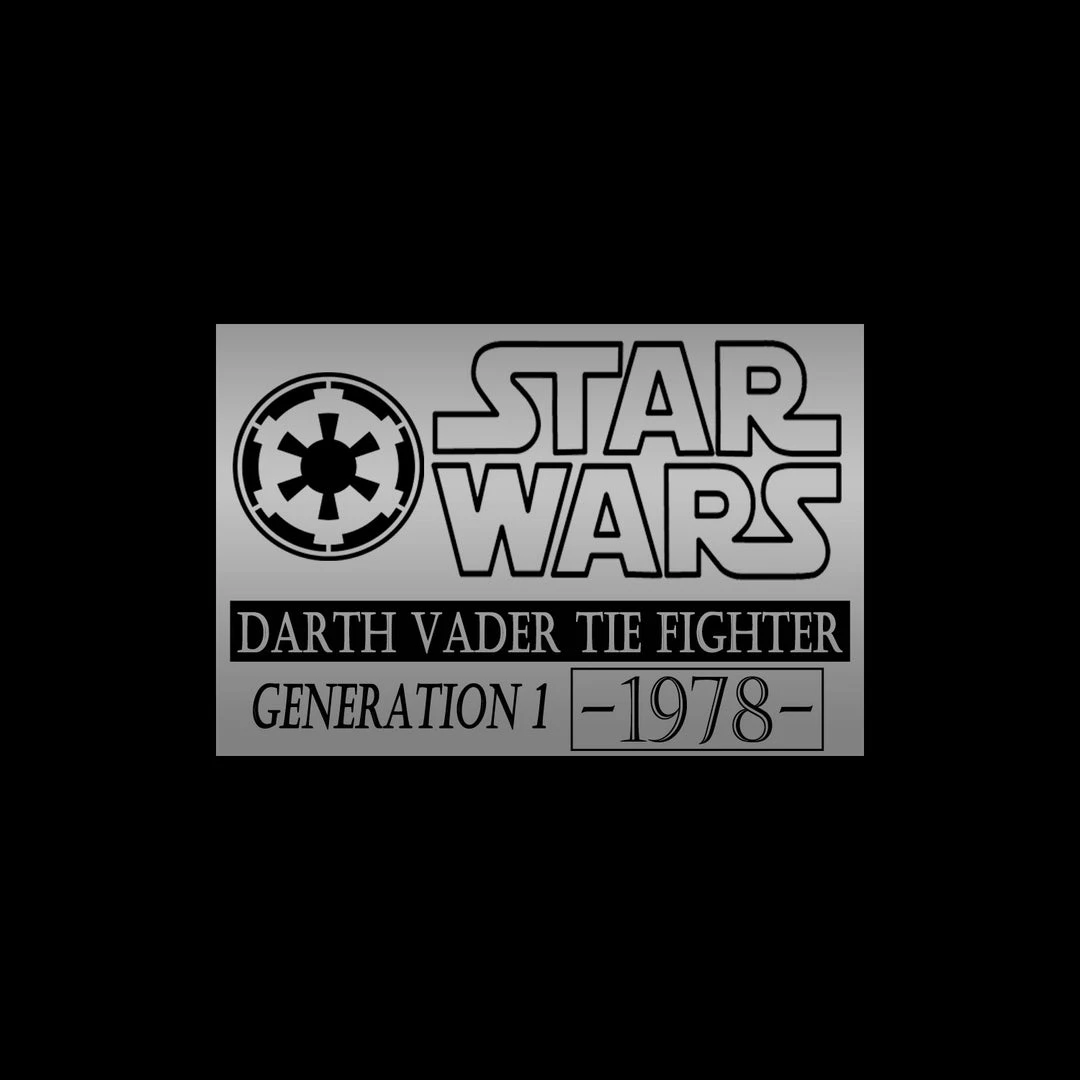 RARE-T Star Wars - 1978 Gen 1 Darth Vader'S Tie Fighter Custom Museum Display 5 RARE-T Star Wars - 1978 Gen 1 Darth Vader'S Tie Fighter Custom Museum Display