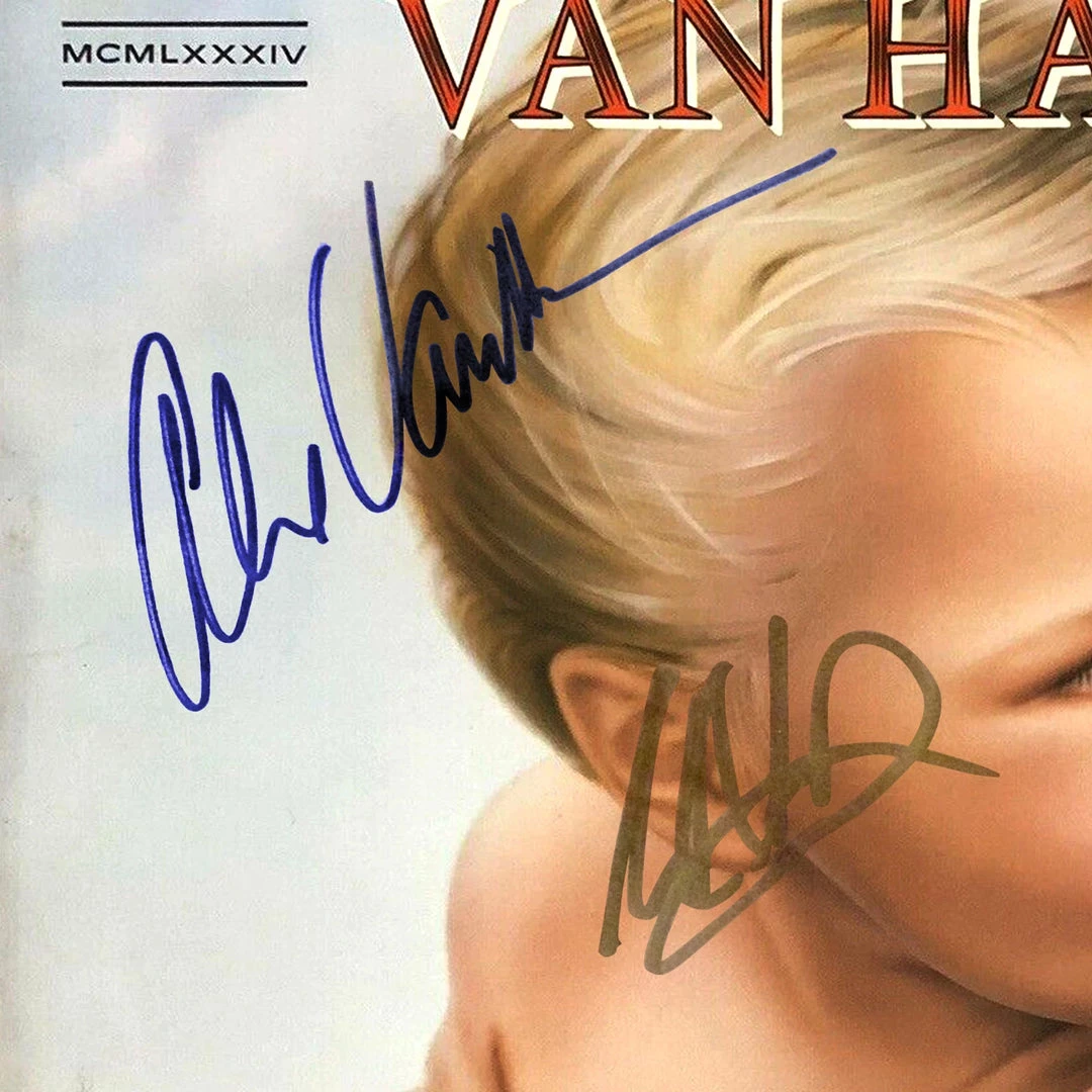 RARE-T Van Halen 1984 Limited Signature Edition Studio Licensed LP Cover Custom Frame 2 RARE-T Van Halen 1984 Limited Signature Edition Studio Licensed LP Cover Custom Frame