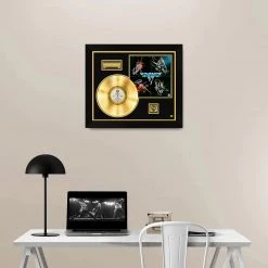 RARE-T Van Halen Van Halen Gold LP Limited Signature Edition Studio Licensed Custom Frame