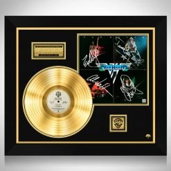 RARE-T Van Halen Van Halen Gold LP Limited Signature Edition Studio Licensed Custom Frame