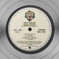 RARE-T Van Halen Van Halen Platinum LP Limited Signature Edition Studio Licensed Custom Frame Limited Edition Frames