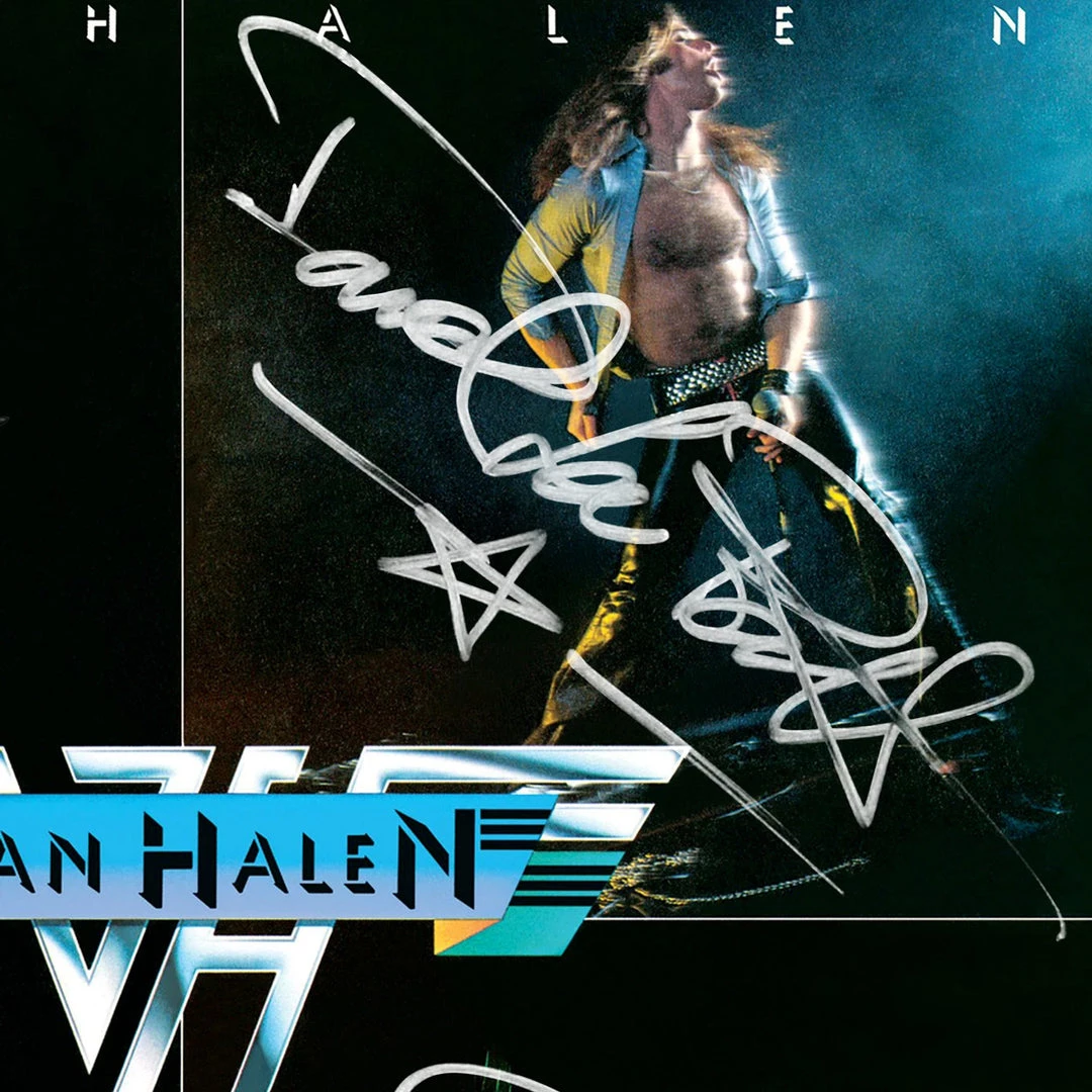 RARE-T Van Halen Van Halen LP Cover Limited Signature Edition Studio Licensed Custom Frame Limited Edition Frames 3 RARE-T Van Halen Van Halen LP Cover Limited Signature Edition Studio Licensed Custom Frame Limited Edition Frames