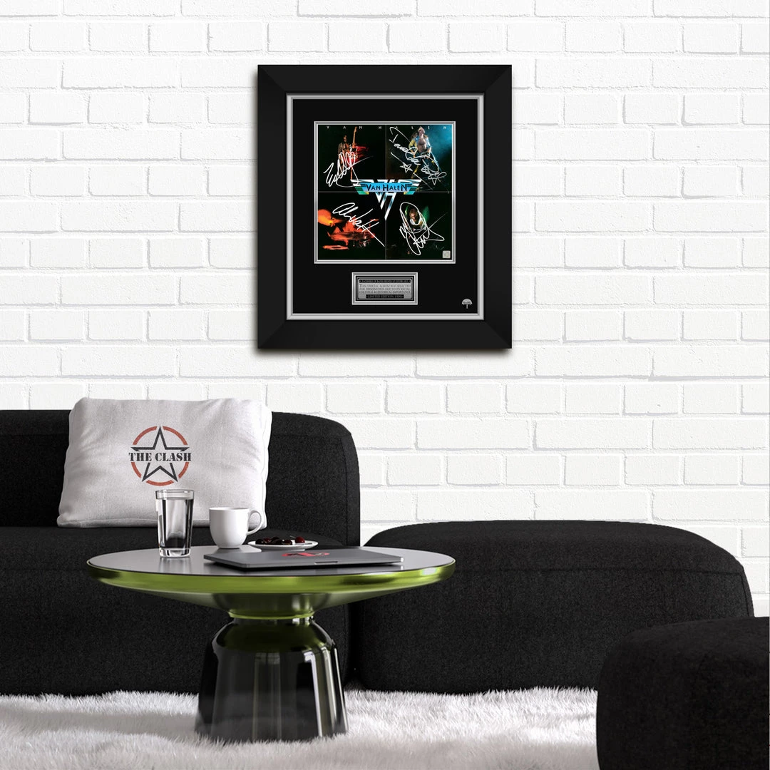 RARE-T Van Halen Van Halen LP Cover Limited Signature Edition Studio Licensed Custom Frame Limited Edition Frames 6 RARE-T Van Halen Van Halen LP Cover Limited Signature Edition Studio Licensed Custom Frame Limited Edition Frames