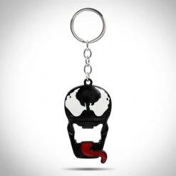 AZALEA Marvel - Venom Enamel Black Diecast Metal Bottle Opener Keychain