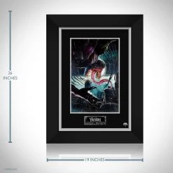 VAULT COLLECTIBLES Venom- Hand-Signed Artwork Print By Artist Greg Horn Custom Frame Signed Memorabilia