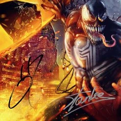 RARE-T Limited Edition Frames Venom Vs Spider-Man Photo Limited Signature Edition Studio Licensed Custom Frame