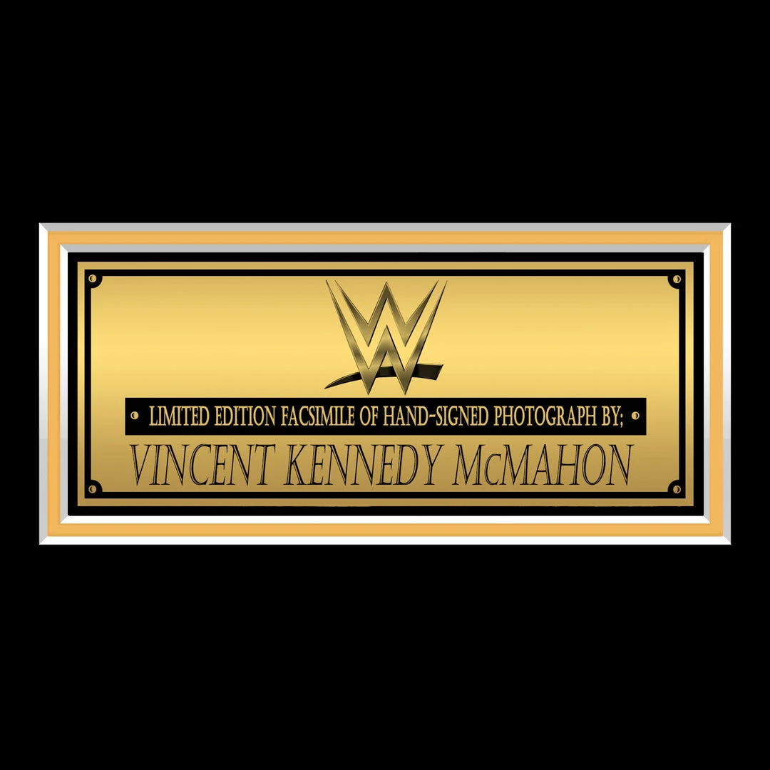 RARE-T Vince McMahon Limited Signature Edition Studio Licensed Photo Custom Frame Sports Memorabilia 4 RARE-T Vince McMahon Limited Signature Edition Studio Licensed Photo Custom Frame Sports Memorabilia