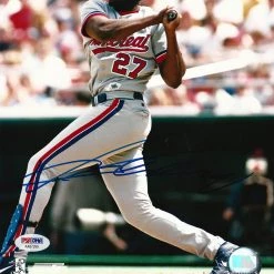 APW Signed Memorabilia Vladimir Guerrero- MTL. Expos Psa/Dna Certified Hand-Signed Photo By Vladimir Guerrero Custom Frame