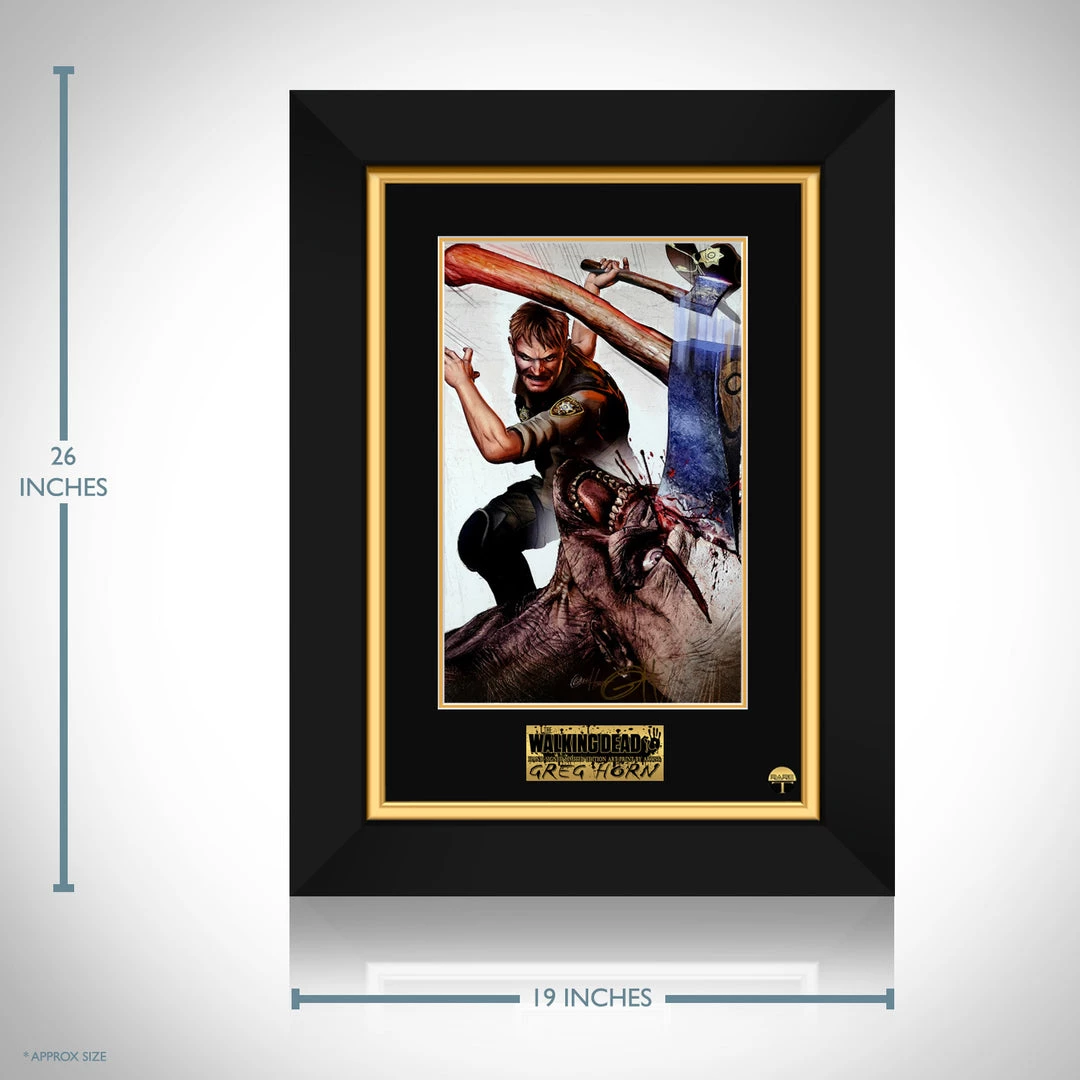 VAULT COLLECTIBLES Signed Memorabilia The Walking Dead- Hand-Signed Original Artwork By Artist Greg Horn Custom Frame 6 VAULT COLLECTIBLES Signed Memorabilia The Walking Dead- Hand-Signed Original Artwork By Artist Greg Horn Custom Frame