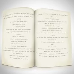 RARE-T The Walking Dead Script Limited Signature Edition Studio Licensed Custom Frame