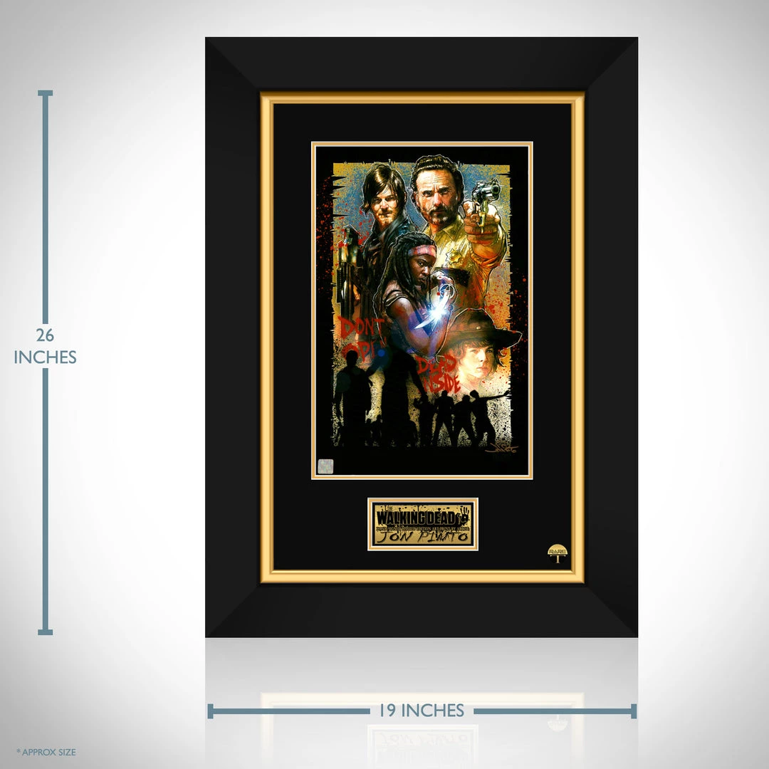 VAULT COLLECTIBLES Signed Memorabilia The Walking Dead Hand-Signed Original Artwork By Artist Jon Pinto Custom Frame 5 VAULT COLLECTIBLES Signed Memorabilia The Walking Dead Hand-Signed Original Artwork By Artist Jon Pinto Custom Frame