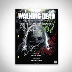 RARE-T The Walking Dead Script Limited Signature Edition Studio Licensed Custom Frame