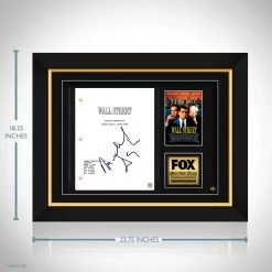 RARE-T Wall Street- Limited Signature Edition Studio Licensed Script Custom Frame Limited Edition Frames