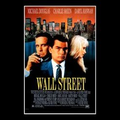 RARE-T Wall Street- Limited Signature Edition Studio Licensed Script Custom Frame Limited Edition Frames