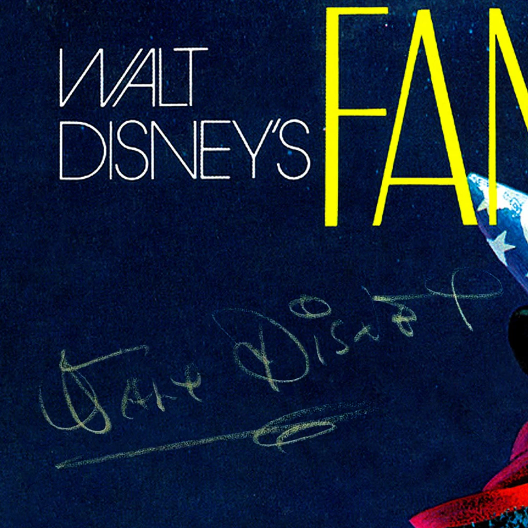 RARE-T Limited Edition Frames Walt Disney Mickey Mouse Fantasia Gold LP Soundtrack Limited Signature Edition Custom Frame 3 RARE-T Limited Edition Frames Walt Disney Mickey Mouse Fantasia Gold LP Soundtrack Limited Signature Edition Custom Frame