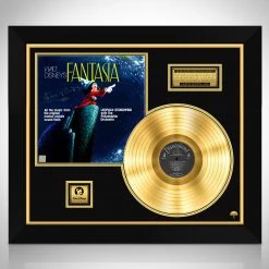 RARE-T Limited Edition Frames Walt Disney Mickey Mouse Fantasia Gold LP Soundtrack Limited Signature Edition Custom Frame