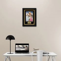 VAULT COLLECTIBLES Signed Memorabilia Walt Disney With Princesses & Mickey Mouse Hand-Signed Artwork Print By Artist Mark Sparacio Custom Frame