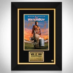 RARE-T Waterboy Limited Signature Edition Studio Licensed Mini Poster Custom Frame Sports Memorabilia