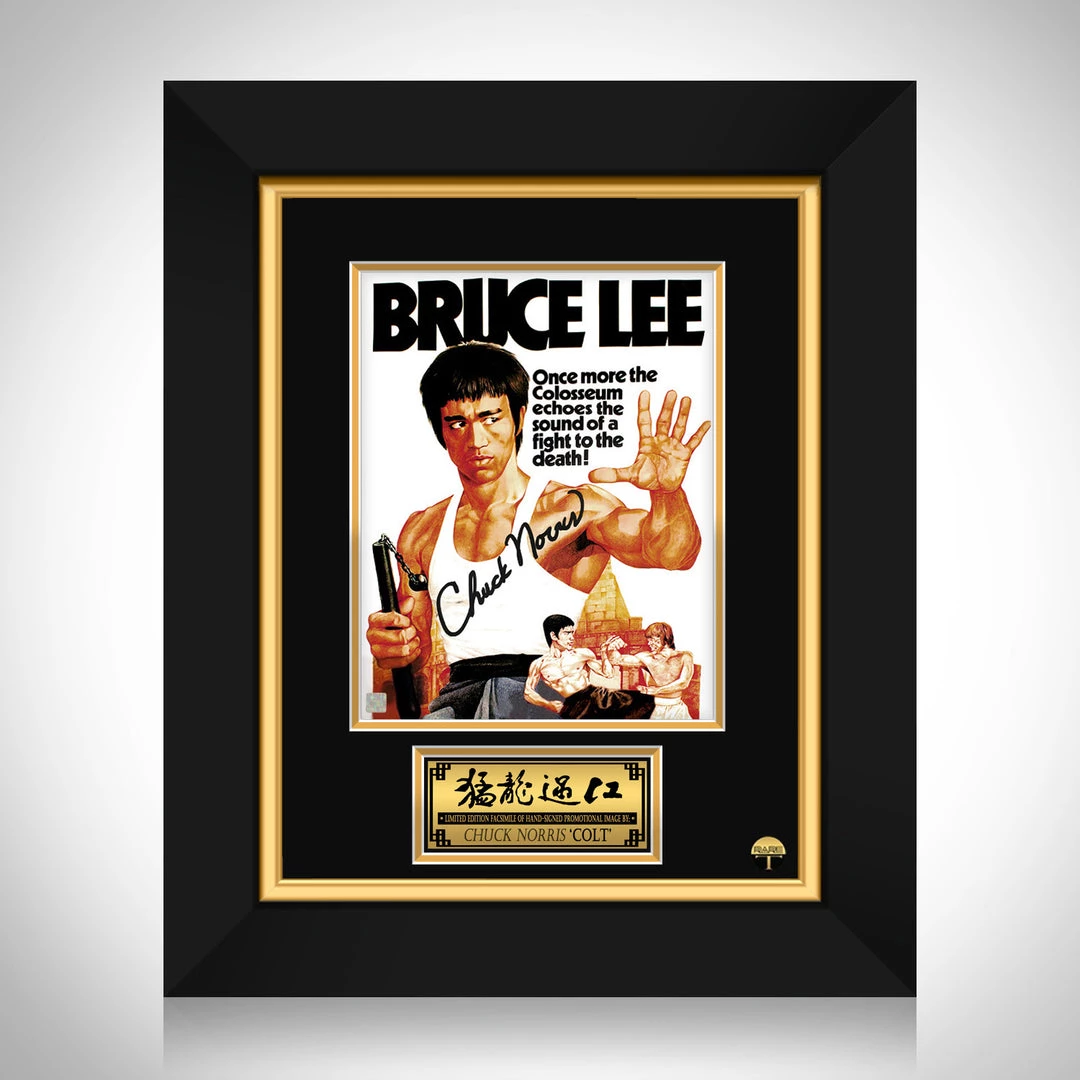 RARE-T Way Of The Dragon 'Colt' Limited Signature Edition Studio Licensed Photo Custom Frame Sports Memorabilia 1 RARE-T Way Of The Dragon 'Colt' Limited Signature Edition Studio Licensed Photo Custom Frame Sports Memorabilia