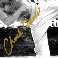 RARE-T Sports Memorabilia Way Of The Dragon Chuck Norris & Bruce Lee Photo Limited Signature Edition Studio Licensed Custom Frame